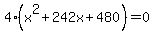 4%28x%5E2%2B242x%2B480%29=0