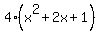 4%28x%5E2%2B2x%2B1%29