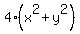 4%28x%5E2%2By%5E2%29