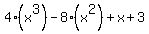 4%28x%5E3%29-8%28x%5E2%29%2Bx%2B3