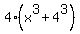 4%28x%5E3%2B4%5E3%29