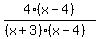 4%28x-4%29%2F%28%28x%2B3%29%28x-4%29%29
