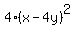 4%28x-4y%29%5E2