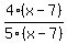 4%28x-7%29%2F5%28x-7%29