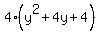 4%28y%5E2%2B4y%2B4%29