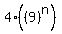 4%2A%28%289%29%5En%29