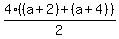 4%2A%28%28a%2B2%29%2B%28a%2B4%29%29%2F2