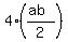 4%2A%28%28ab%29%2F2%29