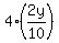 4%2A%282y%2F10%29