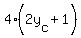 4%2A%282y%5Bc%5D%2B1%29