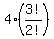 4%2A%283%21%2F2%21%29