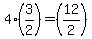 4%2A%283%2F2%29=%2812%2F2%29