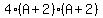 4%2A%28A+%2B+2%29%2A%28A+%2B+2%29
