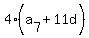 4%2A%28a%5B7%5D+%2B+11d%29