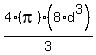 4%2A%28pi%29%2A%288%2Ad%5E3%29%2F3