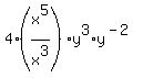 4%2A%28x%5E5%2Fx%5E3%29%2Ay%5E3%2Ay%5E%28-2%29