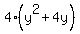 4%2A%28y%5E2+%2B+4y%29