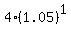 4%2A+%281.05%29%5E1+