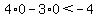4%2A0-3%2A0%3C-4