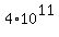 4%2A10%5E11