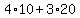 4%2A10+%2B+3%2A20