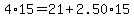 4%2A15=21%2B2.50%2A15