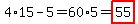 4%2A15-5=60%2A5=highlight%2855%29