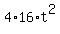 4%2A16%2At%5E2