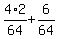 4%2A2%2F64%2B6%2F64