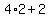4%2A2+%2B2