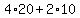4%2A20+%2B+2%2A10