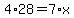 4%2A28=7%2Ax