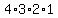 4%2A3%2A2%2A1