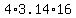 4%2A3.14%2A16