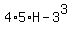 4%2A5%2AH+-+3%5E3