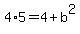 4%2A5=4%2Bb%5E2