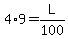 4%2A9=L%2F100