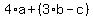4%2Aa%2B%283%2Ab-c%29