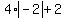 4%2Aabs%28-2%29%2B2