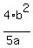 4%2Ab%5E2%2F%285a%29