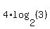 4%2Alog%282%2C%283%29%29