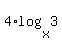 4%2Alog%28x%2C3%29