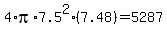 4%2Api%2A7.5%5E2%287.48%29=5287