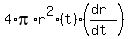 4%2Api%2Ar%5E2%28t%29%2A%28%28dr%29%2F%28dt%29%29