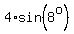 4%2Asin%288%5Eo%29