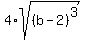 4%2Asqrt%28%28b-2%29%5E3%29
