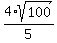 4%2Asqrt%28100%29%2F5
