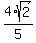 4%2Asqrt%282%29%2F5