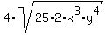 4%2Asqrt%2825%2A2%2Ax%5E3%2Ay%5E4%29