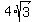 4%2Asqrt%283%29